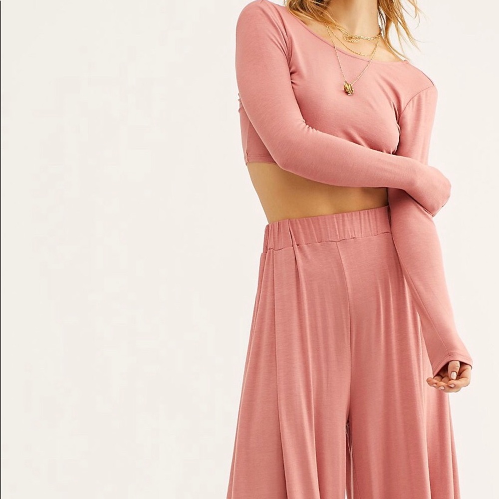 Free People Alia Set/ Peach